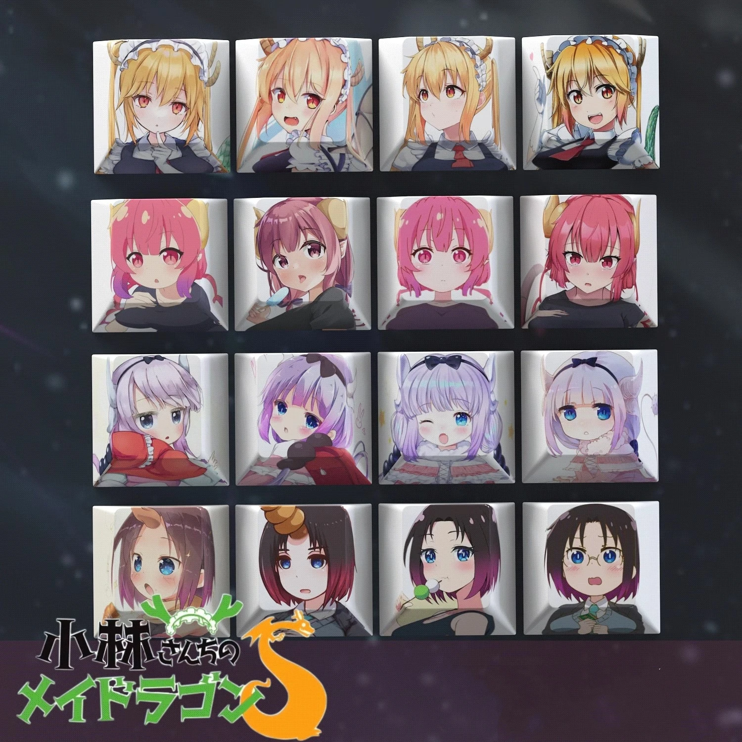 4 Keys/set Miss Kobayashi's Dragon Maid Keycaps PBT Dye Sublimation Key Caps For MX Switches Cherry Profile Keycap Tohru
4 Keys/set Miss Kobayashi's Dragon Maid Keycaps PBT Dye Sublimation Key Caps For MX Switches Cherry Profile Keycap Tohru
