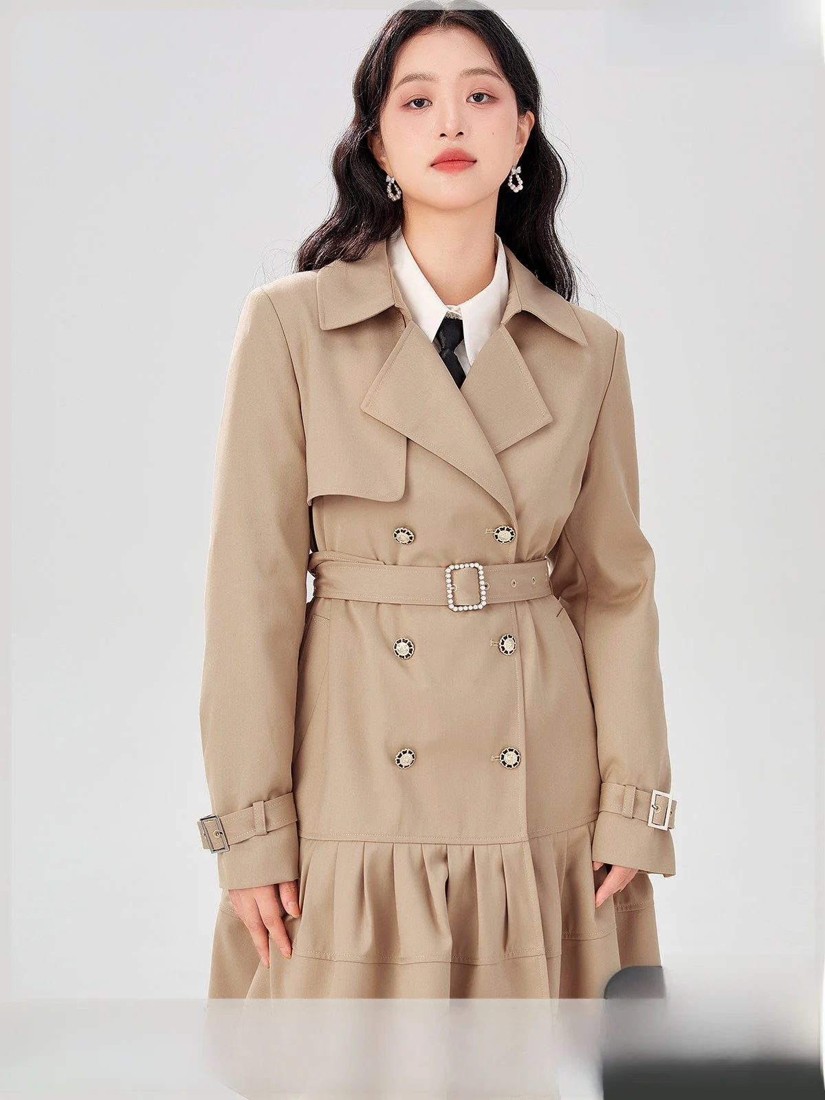 Женское пальто с эффектом похудения Briti Sle, большие размеры, осенняя новинка, длинный рукав, для повседневной носки, из смесового полиэстера
Женское пальто с эффектом похудения Briti Sle, большие размеры, осенняя новинка, длинный рукав, для повседневной носки, из смесового полиэстера