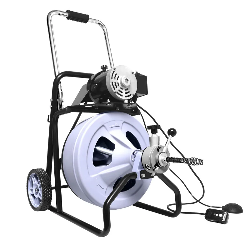 KT 9001J Drainmaster Max 75FT Off White Sewer Snake Electric Auger 480W Auto Feed System 8 Attachment Heads Easy To Install
KT 9001J Drainmaster Max 75FT Off White Sewer Snake Electric Auger 480W Auto Feed System 8 Attachment Heads Easy To Install