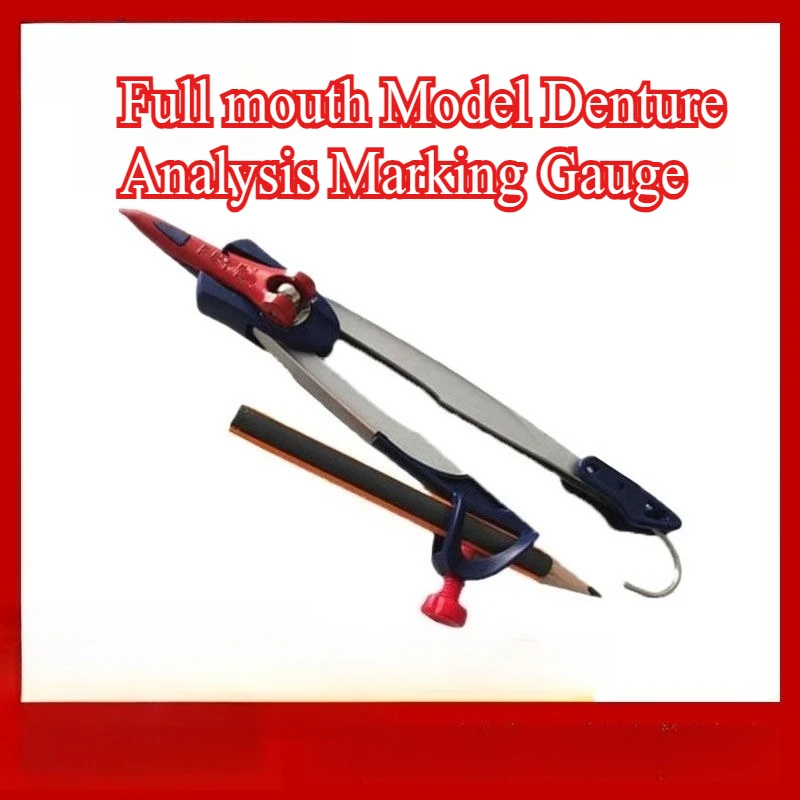 Dental Materials Full-Arch Model Denture Analysis Scribing Gauge Dental Lab Denture Compass Crest Line Alveolar Ridge Transfer
Dental Materials Full-Arch Model Denture Analysis Scribing Gauge Dental Lab Denture Compass Crest Line Alveolar Ridge Transfer