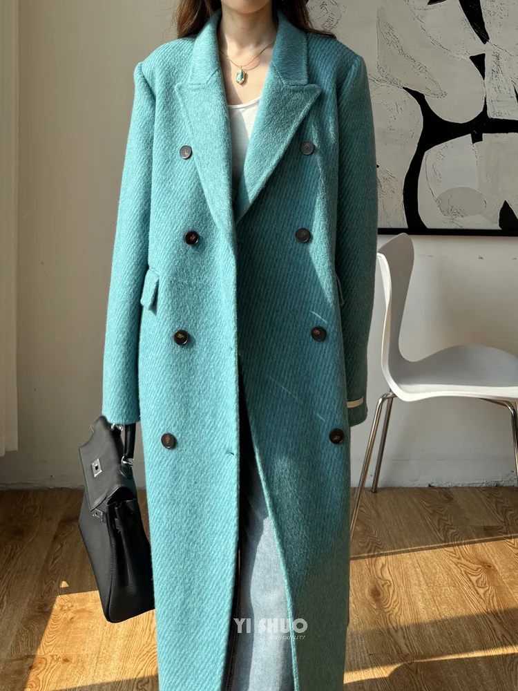 Women Double-sided 10% cashmere Short Coat New Fashion Casual Double-breasted Casual Woolen Jacket Female Suit Autumn Winter
Women Double-sided 10% cashmere Short Coat New Fashion Casual Double-breasted Casual Woolen Jacket Female Suit Autumn Winter