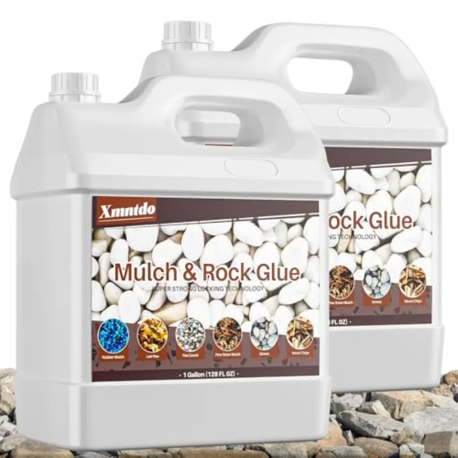 Rock Glue for Landscaping, 1 Gallon Mulch Glue, Gravel Binder and Stone Adhesive, Fast-Dry, Wide Coverage and Pet Safe Mulch Gl
Rock Glue for Landscaping, 1 Gallon Mulch Glue, Gravel Binder and Stone Adhesive, Fast-Dry, Wide Coverage and Pet Safe Mulch Gl