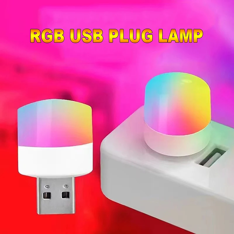 1pc Colored USB Plug Lamp 5V 1A 1W Bright Eye Protection Light Computer Mobile Power Charging USB Small Atmosphere Lamp
1pc Colored USB Plug Lamp 5V 1A 1W Bright Eye Protection Light Computer Mobile Power Charging USB Small Atmosphere Lamp
