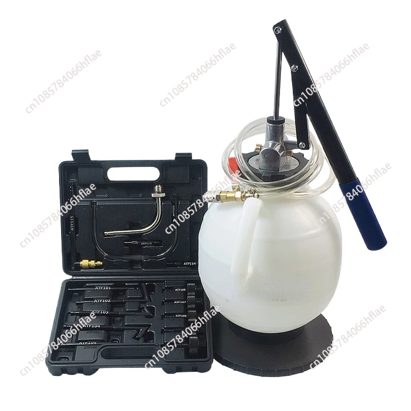 Transmission Fluid Pump ATF Refill 7.5L 15 Common Adapters Kit Plastic Pump W/ Control Valve Storage Case Quick Extraction Fqs
Transmission Fluid Pump ATF Refill 7.5L 15 Common Adapters Kit Plastic Pump W/ Control Valve Storage Case Quick Extraction Fqs