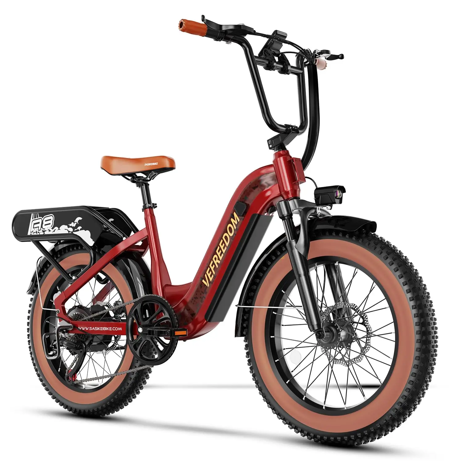 1500W Full Suspension Electric Bike 48/52V 20AH 20x4.0 Fat Tire 70 Miles Snow Mountain Road UL Certified, Customized
1500W Full Suspension Electric Bike 48/52V 20AH 20x4.0 Fat Tire 70 Miles Snow Mountain Road UL Certified, Customized