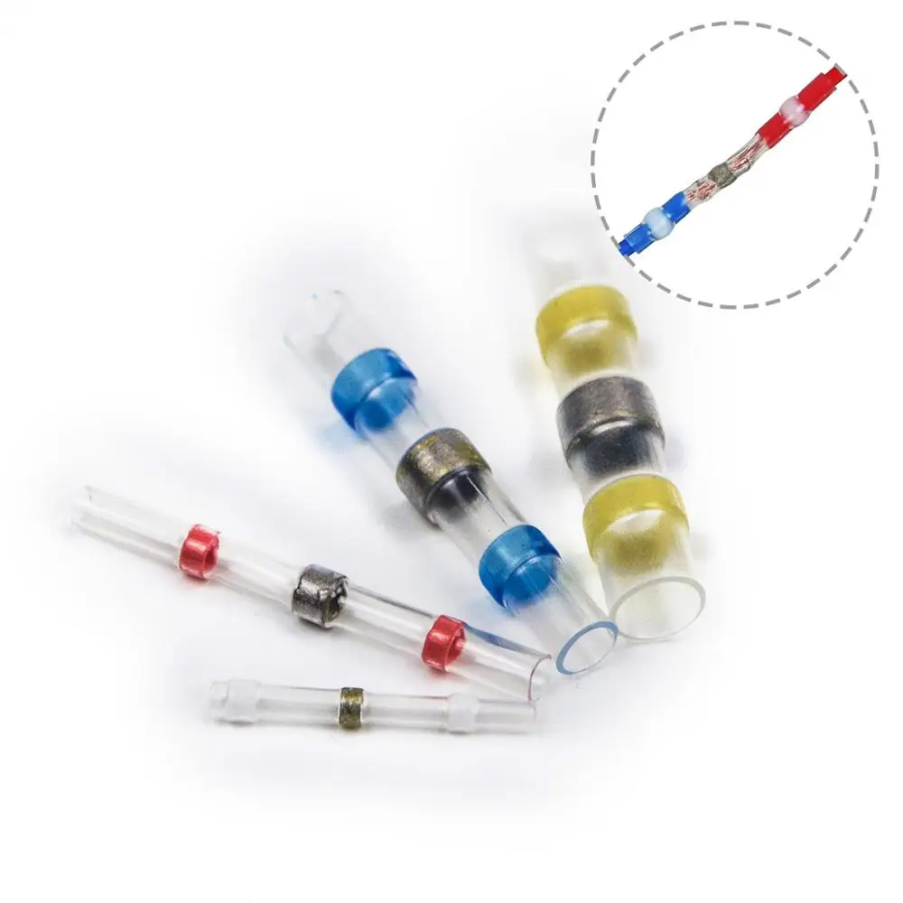 10pcs Heat Shrink Seal Waterproof Solder Wire Connector Quick Electrical Cable Sleeve Connection Crimp Terminals Block For Wires
10pcs Heat Shrink Seal Waterproof Solder Wire Connector Quick Electrical Cable Sleeve Connection Crimp Terminals Block For Wires
