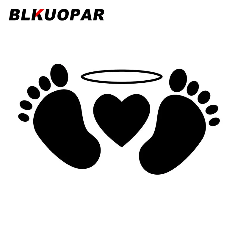BLKUOPAR Angel Baby Feet Car Stickers Heart Shaped Pattern Decals Personality Silhouette Occlusion Scratch Trunk VAN Accessories
BLKUOPAR Angel Baby Feet Car Stickers Heart Shaped Pattern Decals Personality Silhouette Occlusion Scratch Trunk VAN Accessories