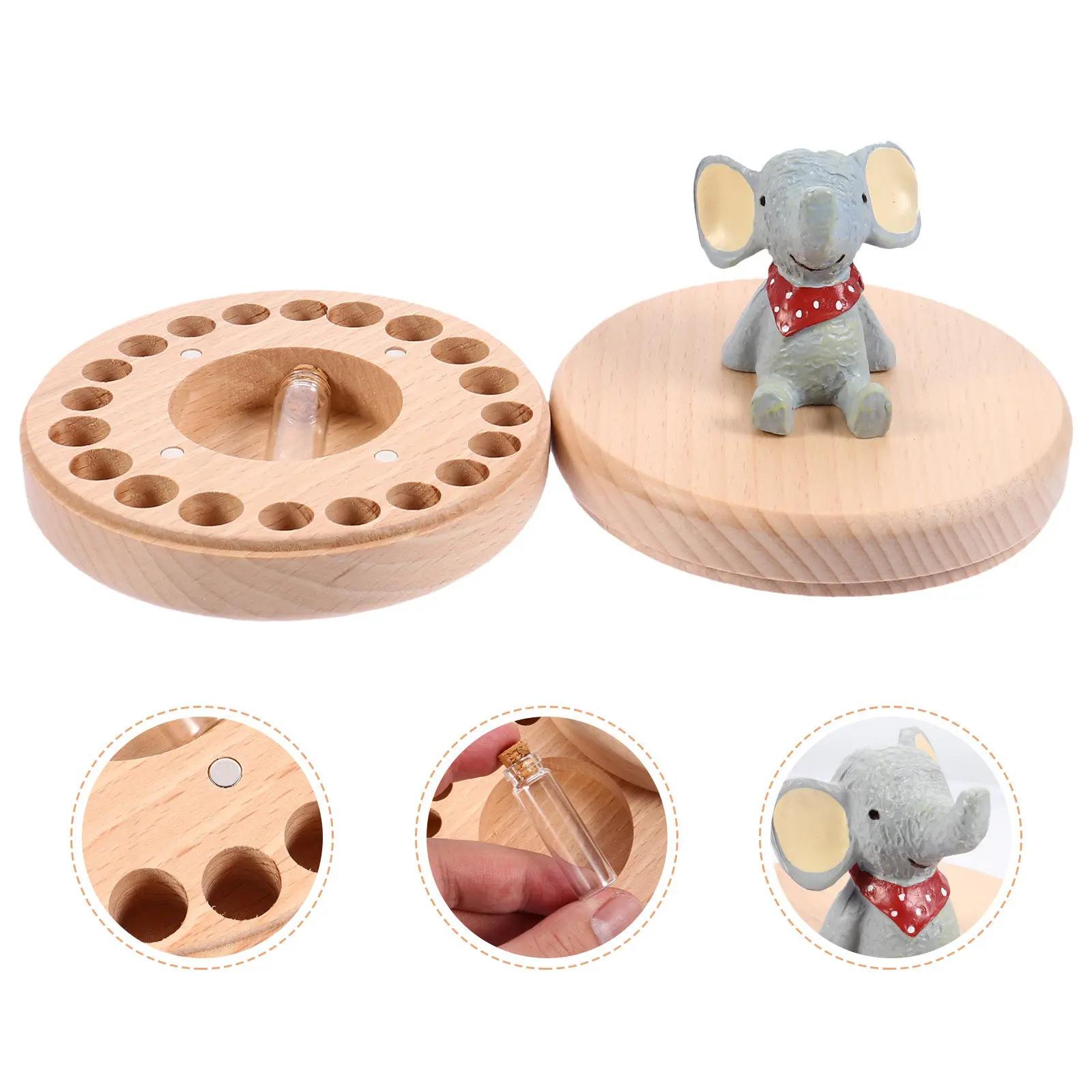 1Set Teeth Keepsake Box Cartoon Tooth Holder for Deciduous Tooth Storage Organize Fallen Teeth with Date Notes
1Set Teeth Keepsake Box Cartoon Tooth Holder for Deciduous Tooth Storage Organize Fallen Teeth with Date Notes