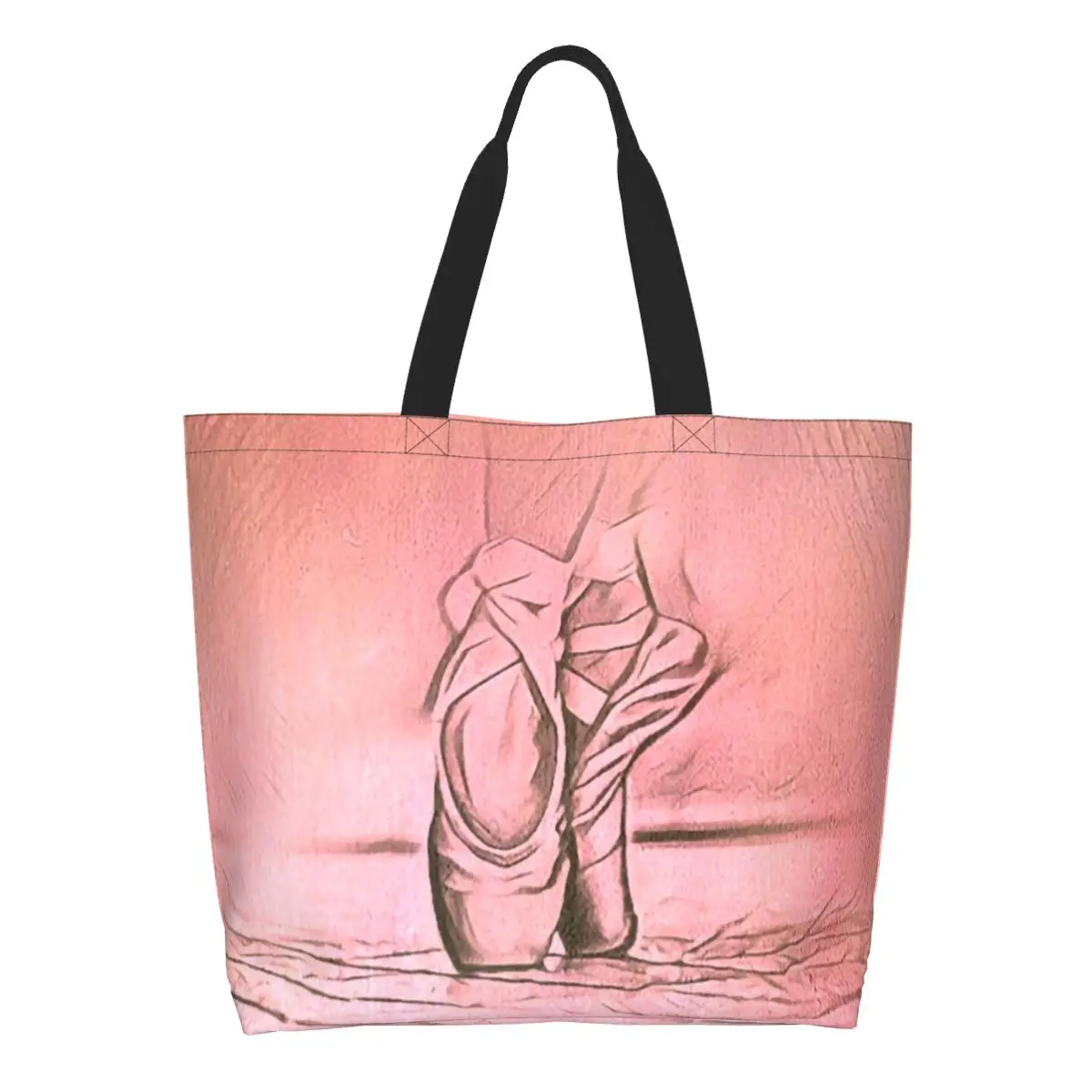 Funny Ballet Shoes Pink Shopping Tote Bag Recycling Ballerina Dancer Canvas Grocery Shoulder Shopper Bag
Funny Ballet Shoes Pink Shopping Tote Bag Recycling Ballerina Dancer Canvas Grocery Shoulder Shopper Bag