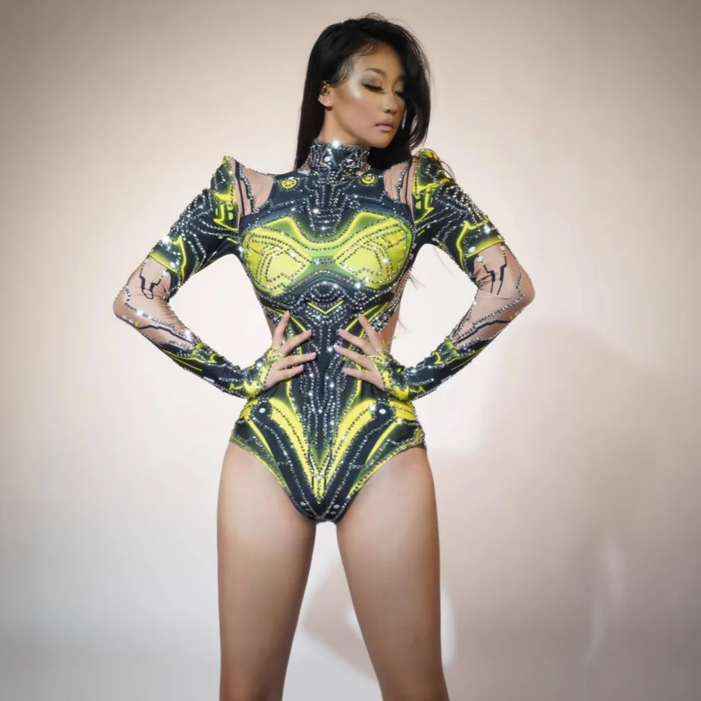 Fashion Tech Sense Jumpsuit Halloween Set Nightclub High-end Disco Gogo Dance Costume For Women Cosplay Costumes Sequined Onesie
Fashion Tech Sense Jumpsuit Halloween Set Nightclub High-end Disco Gogo Dance Costume For Women Cosplay Costumes Sequined Onesie