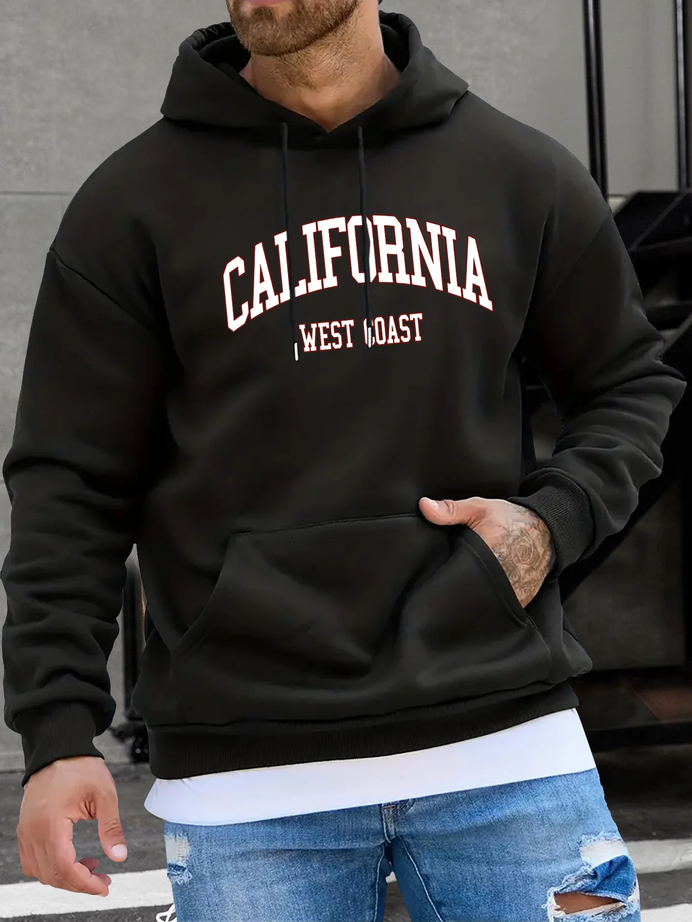 Men's geometric pattern casual hooded sweatshirt, new hooded pullover spring-autumn printed sweatshirt, casual wear
Men's geometric pattern casual hooded sweatshirt, new hooded pullover spring-autumn printed sweatshirt, casual wear