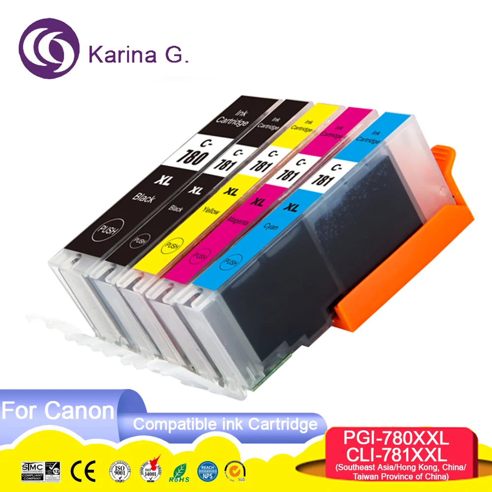 PGI 780 CLI 781 XXL 780XL 781XL PGI780 CLI781 PGI-780 CLI-781 Совместимый картридж для принтера Canon PIXMA TS707/TR8570
PGI 780 CLI 781 XXL 780XL 781XL PGI780 CLI781 PGI-780 CLI-781 Совместимый картридж для принтера Canon PIXMA TS707/TR8570