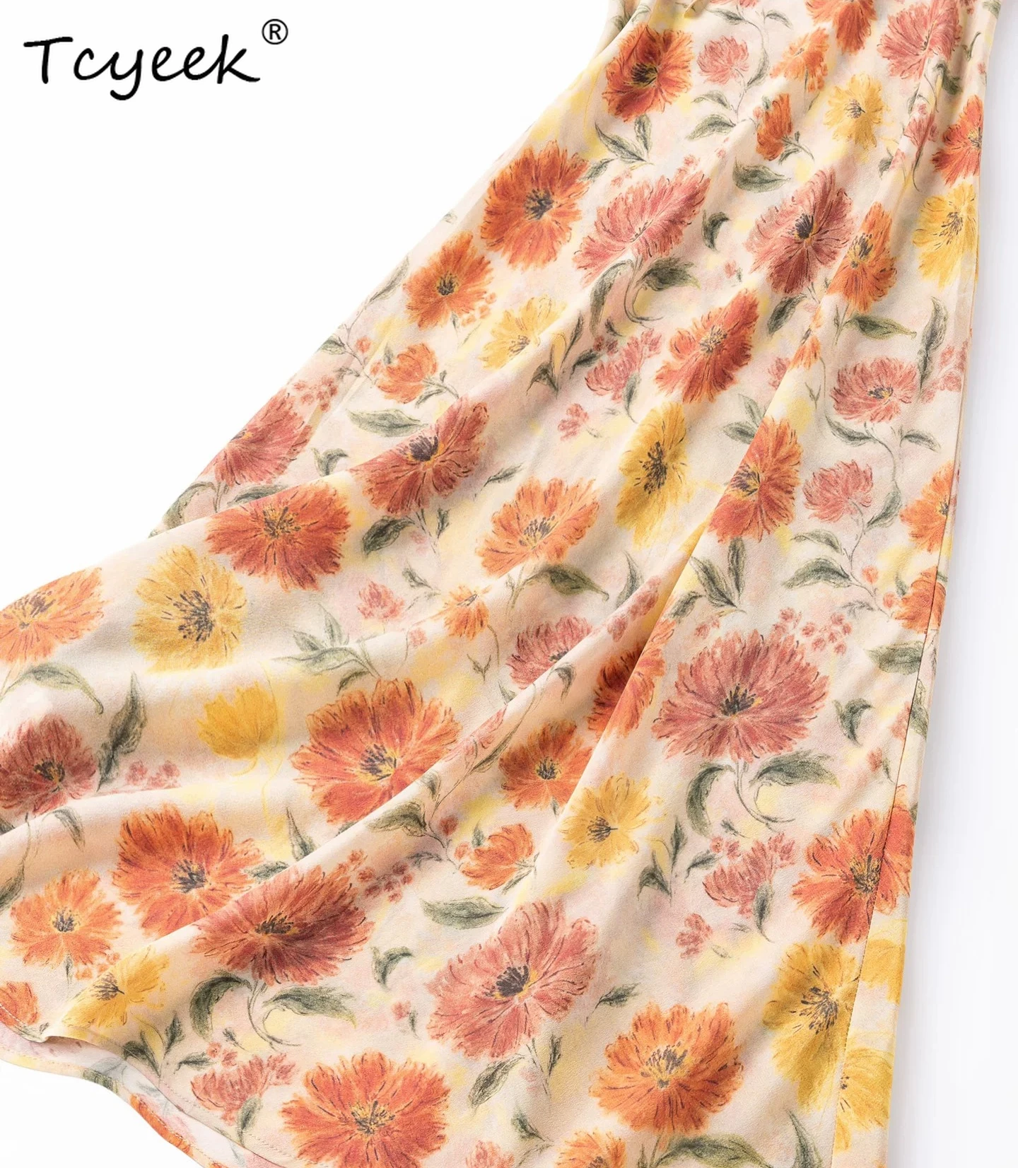 Tcyeek 100% Natural Silk Bodycon Dress Elegant Dresses for Women Clothing Print Maxi Dress Woman Summer Slim Fit Платье Женское
Tcyeek 100% Natural Silk Bodycon Dress Elegant Dresses for Women Clothing Print Maxi Dress Woman Summer Slim Fit Платье Женское