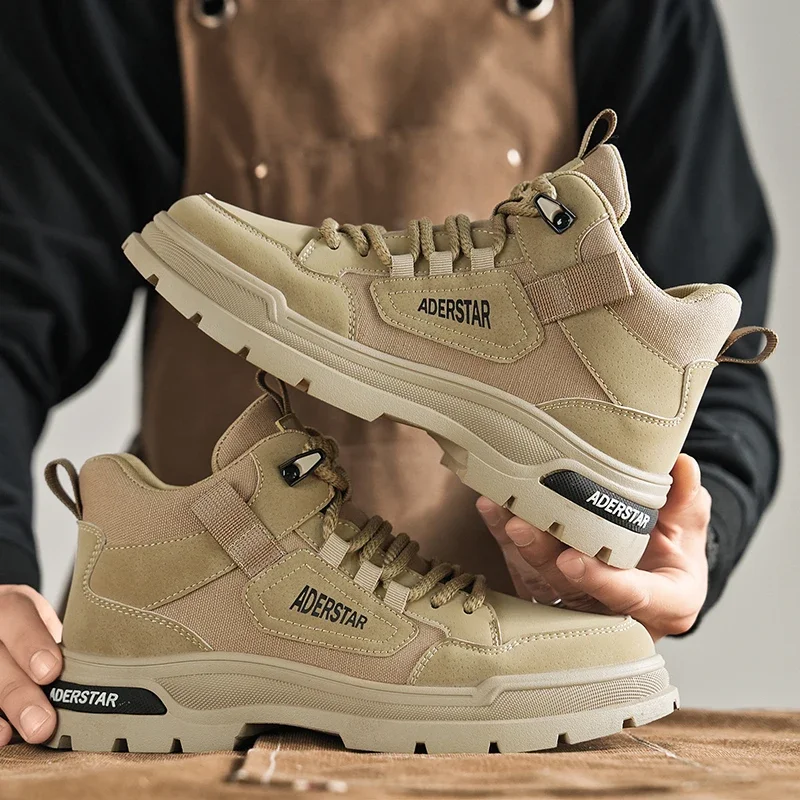 Sports Shoes Men's Casual Autumn and Winter Thick Hiking Shoes Outdoor Wear-resistant and Anti Slip Men's Boots Vulcanized Shoes
Sports Shoes Men's Casual Autumn and Winter Thick Hiking Shoes Outdoor Wear-resistant and Anti Slip Men's Boots Vulcanized Shoes