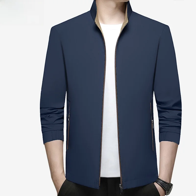 Busin Casual Stand Collar Jaet Thin Outerwear Top for Middle-Aged Men Spring Autumn New Sle HongiNuo Dad Clothes
Busin Casual Stand Collar Jaet Thin Outerwear Top for Middle-Aged Men Spring Autumn New Sle HongiNuo Dad Clothes