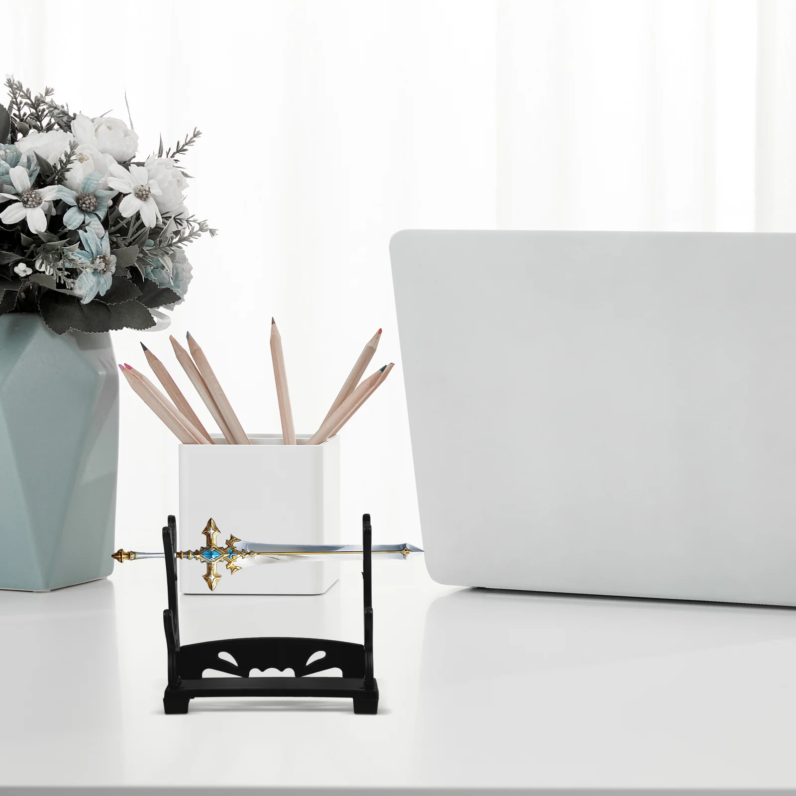 12 Pcs Sword Display Stand Toy Rack Swords Desktop Holder Household Table Organizer
12 Pcs Sword Display Stand Toy Rack Swords Desktop Holder Household Table Organizer