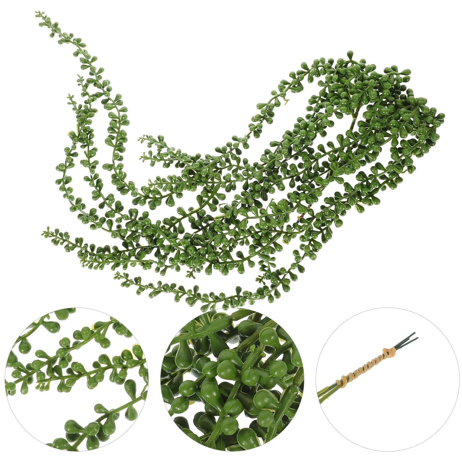 3pcs Hanging Plants Realistic Fake String of Pearls Artificial Hanging Succulents Succulents Home Wedding Decor Wall Bouquet
3pcs Hanging Plants Realistic Fake String of Pearls Artificial Hanging Succulents Succulents Home Wedding Decor Wall Bouquet