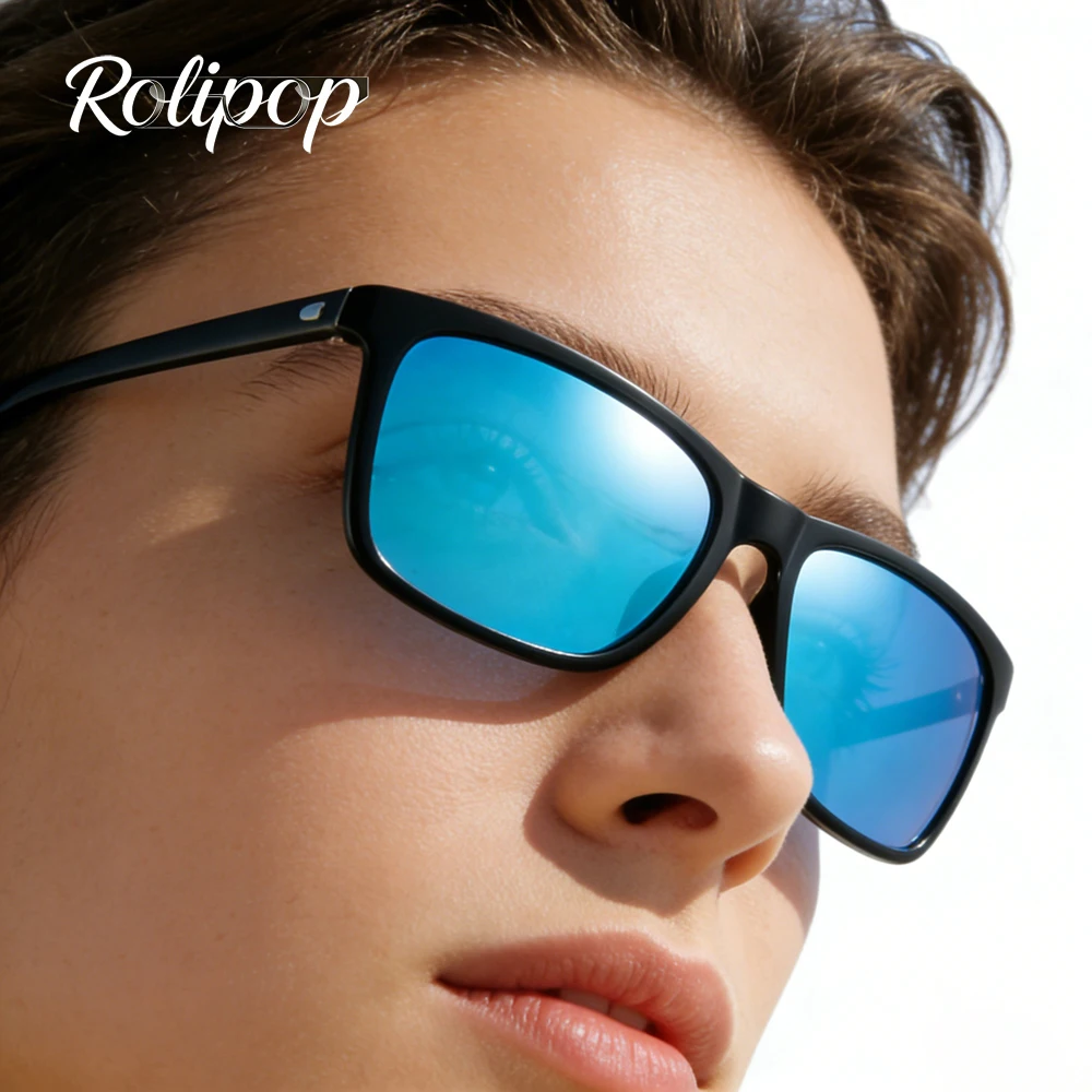 Rolipp Polarized Lightweight Square Sunglasses for Men Women UV400 Protection Blue Reflective Lens
Rolipp Polarized Lightweight Square Sunglasses for Men Women UV400 Protection Blue Reflective Lens