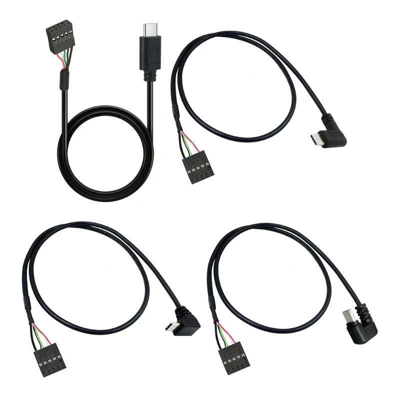 USB Type C to 9-Pin USB2.0 Mainboard Header Cable 50Cm for Desktop Front Panel Link and Internal Case Wiring Use M76A
USB Type C to 9-Pin USB2.0 Mainboard Header Cable 50Cm for Desktop Front Panel Link and Internal Case Wiring Use M76A