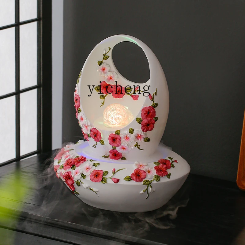ZYA Desktop Fountain Light Luxury Ornament Living Room Room Circulating Water Decoration Gift
ZYA Desktop Fountain Light Luxury Ornament Living Room Room Circulating Water Decoration Gift