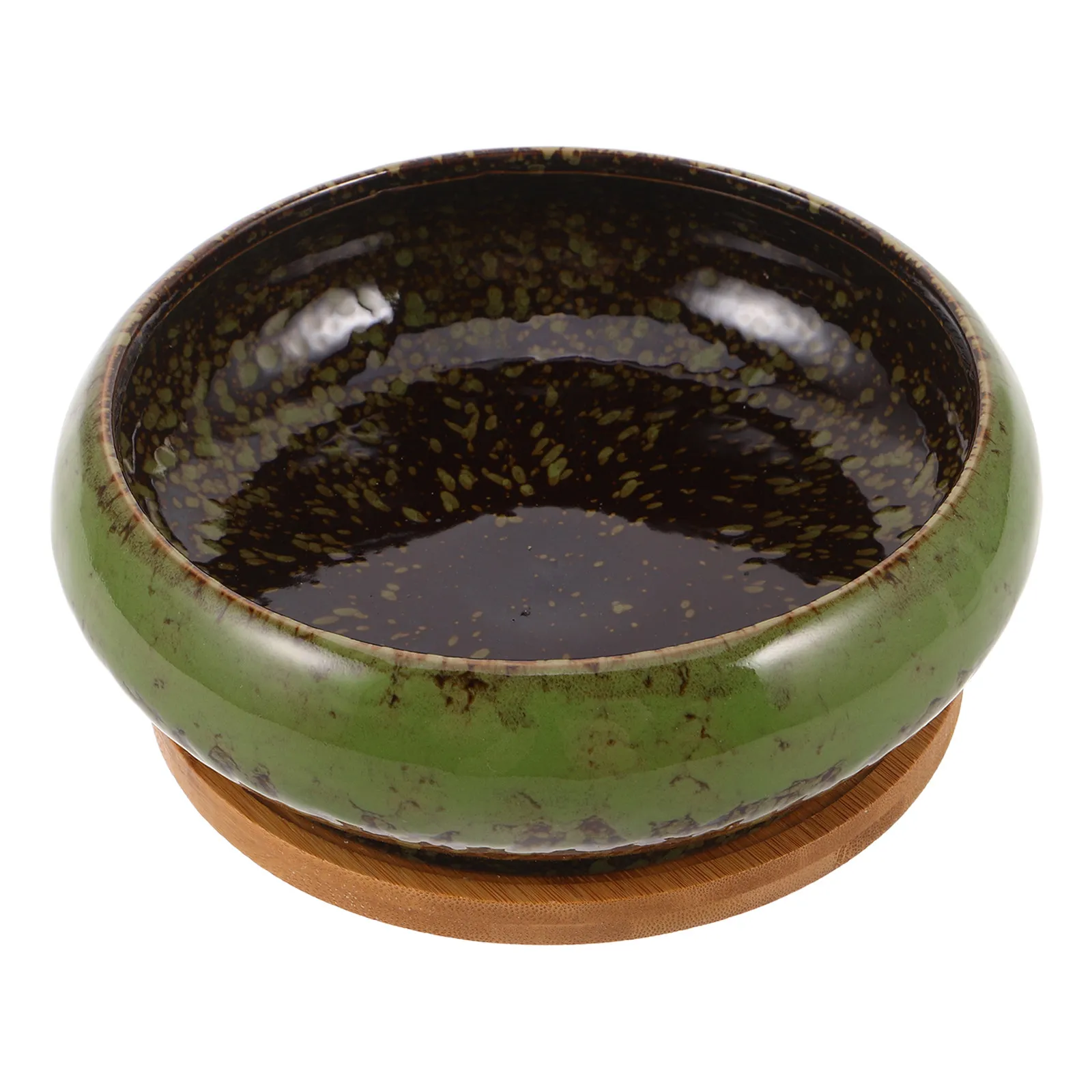 Indoor Cactus Pot Ceramic Bonsai Pot Shallow Round Planter Suitable Office Desk Windowsill Succulent Drainage Tray Flower Plant
Indoor Cactus Pot Ceramic Bonsai Pot Shallow Round Planter Suitable Office Desk Windowsill Succulent Drainage Tray Flower Plant