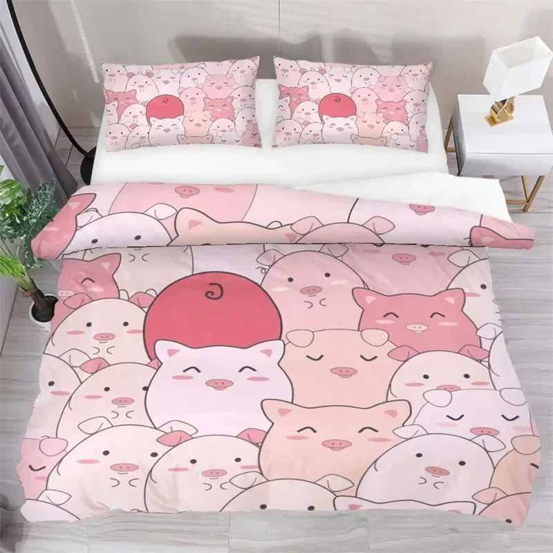 Luxury New 3D Print Cartoon Lovely Pig Duvet Cover Kawaii Animals Bedding Set King Wildlife Theme Comforter Cover Pillowcases
Luxury New 3D Print Cartoon Lovely Pig Duvet Cover Kawaii Animals Bedding Set King Wildlife Theme Comforter Cover Pillowcases