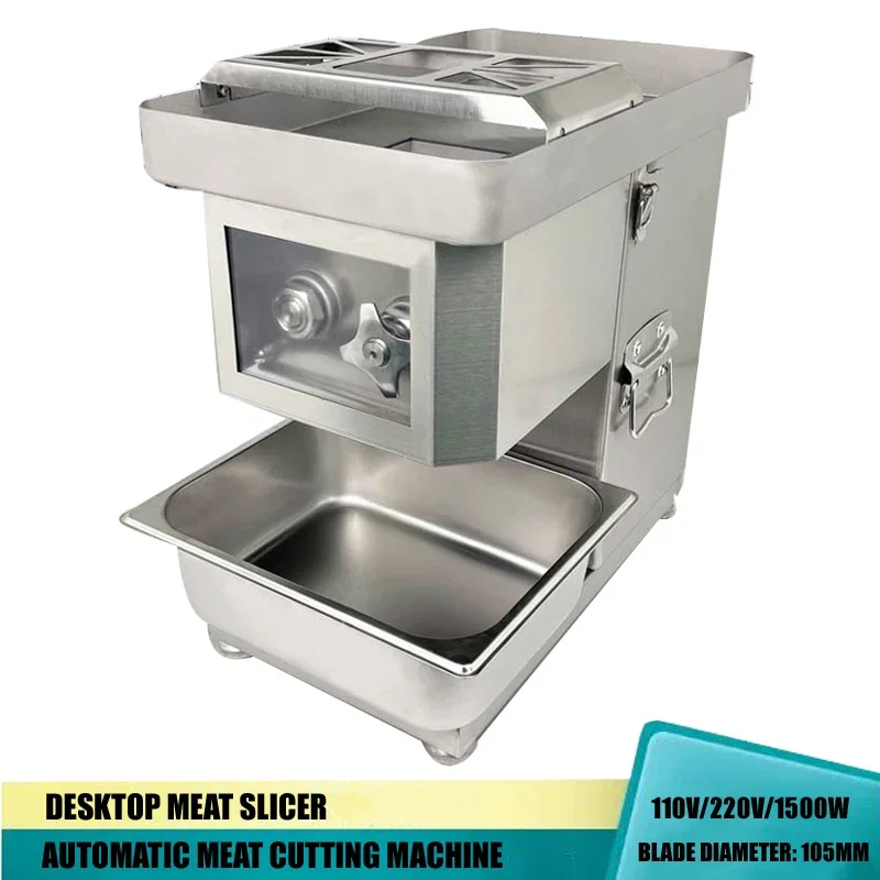 Desktop Stainless Steel Meat Slicer Multifunctional Fresh Meat Cutting Machine For Sale
Desktop Stainless Steel Meat Slicer Multifunctional Fresh Meat Cutting Machine For Sale