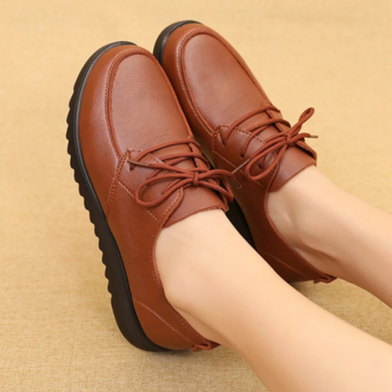 Autumn Fashion Casual Shoes Women Genuine Leather Flats Loafers Shoes Female Slip-on Walking Shoes Women Soft Breathable Shoes
Autumn Fashion Casual Shoes Women Genuine Leather Flats Loafers Shoes Female Slip-on Walking Shoes Women Soft Breathable Shoes