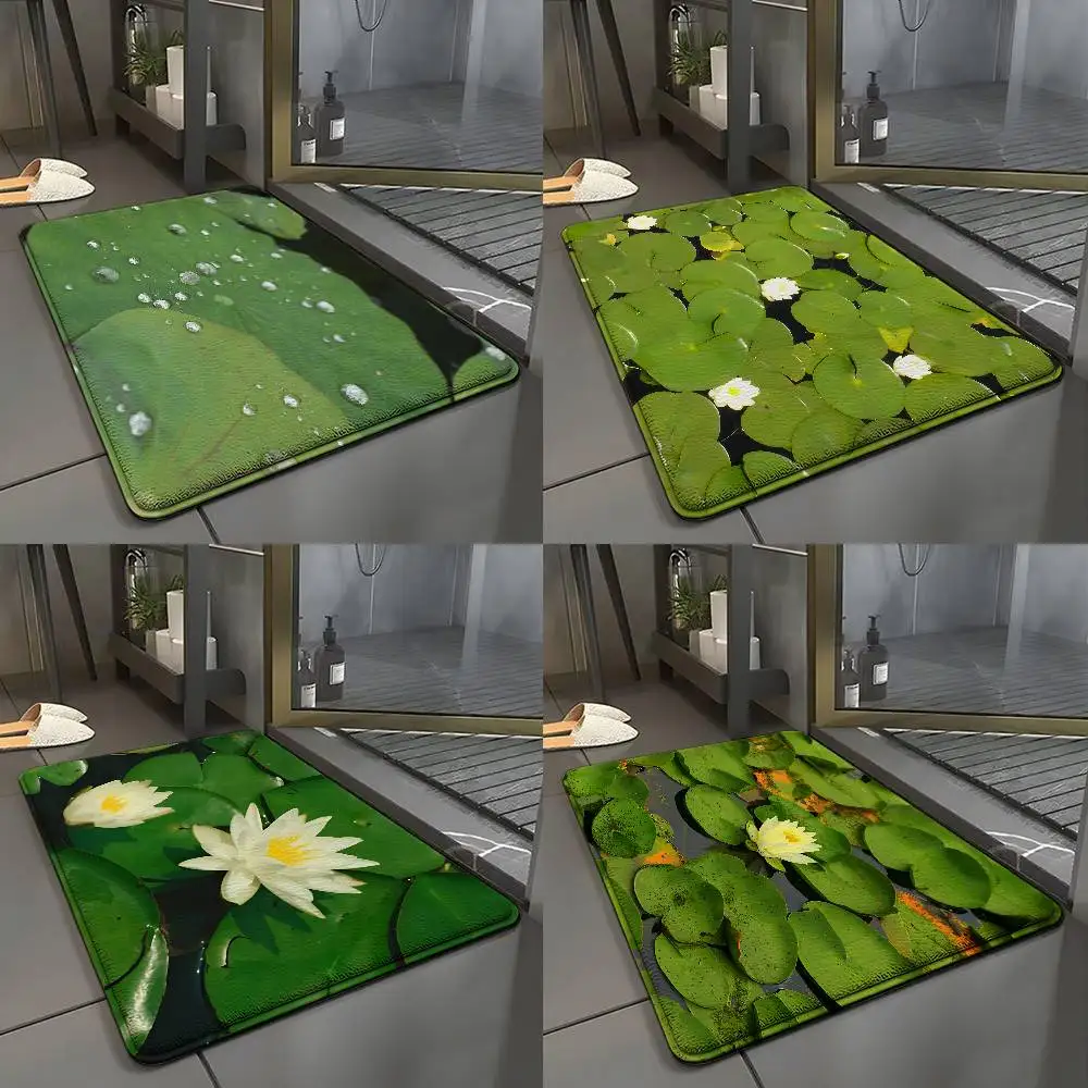 Lily Pads Floor Mat Art Carpet Rug For Bedroom Living Room Sofa Home Doormat Decor,Large Kid Non-slip Floor Mat
Lily Pads Floor Mat Art Carpet Rug For Bedroom Living Room Sofa Home Doormat Decor,Large Kid Non-slip Floor Mat