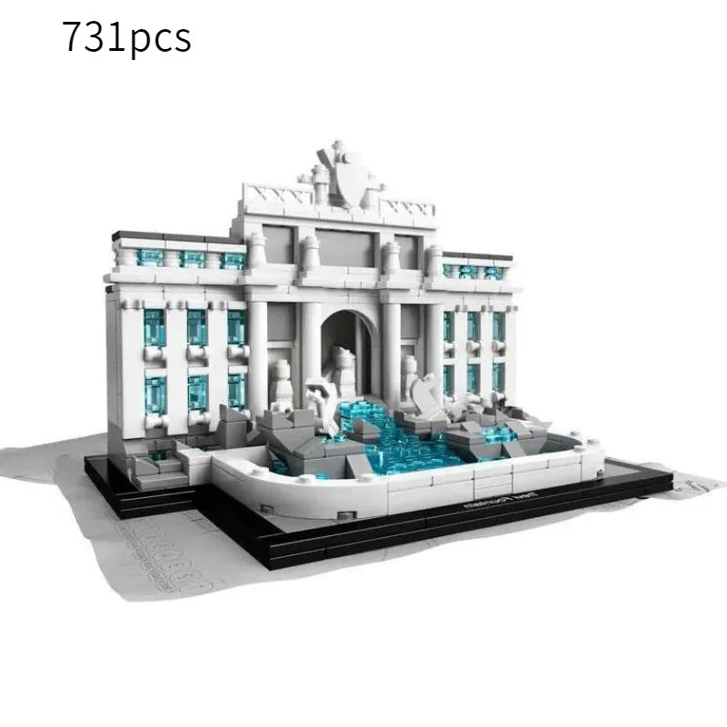 Roman architecture building blocks Trevi Fountain Wishing Fountain building block toys Tokyo, Shanghai, Paris, New York skyline
Roman architecture building blocks Trevi Fountain Wishing Fountain building block toys Tokyo, Shanghai, Paris, New York skyline