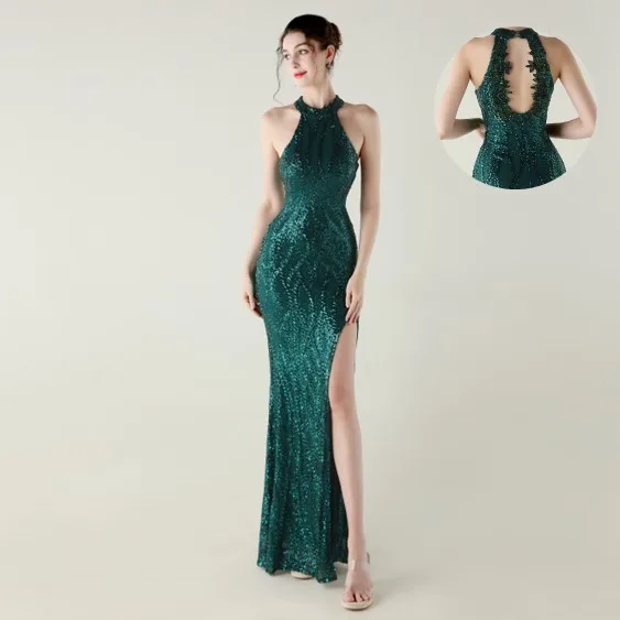 Prom Dresses Women Evening Dress Sequin Long Mermaid Evening Gown Halter Neck Floor Length Formal Dress Backless Maxi Evening
Prom Dresses Women Evening Dress Sequin Long Mermaid Evening Gown Halter Neck Floor Length Formal Dress Backless Maxi Evening