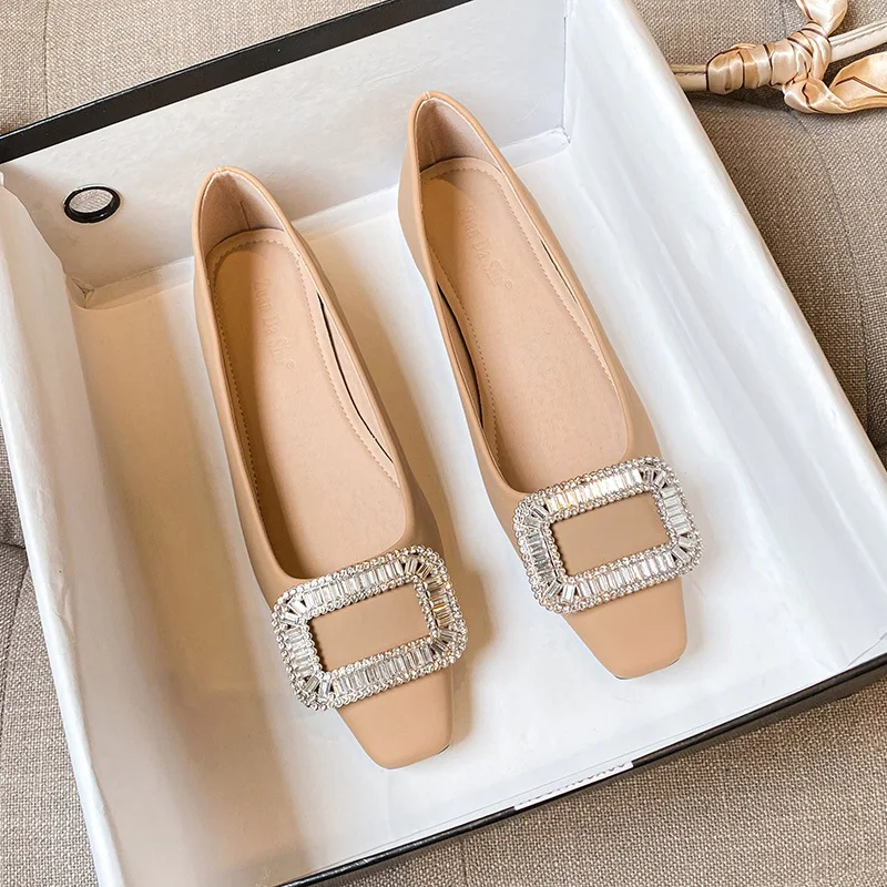 Size 34-42 Women Flats Shoes Bling Crystal Diamond Buckle Designer Style Party Wedding Office Lady Slip on Soft Sole Loafer L9
Size 34-42 Women Flats Shoes Bling Crystal Diamond Buckle Designer Style Party Wedding Office Lady Slip on Soft Sole Loafer L9