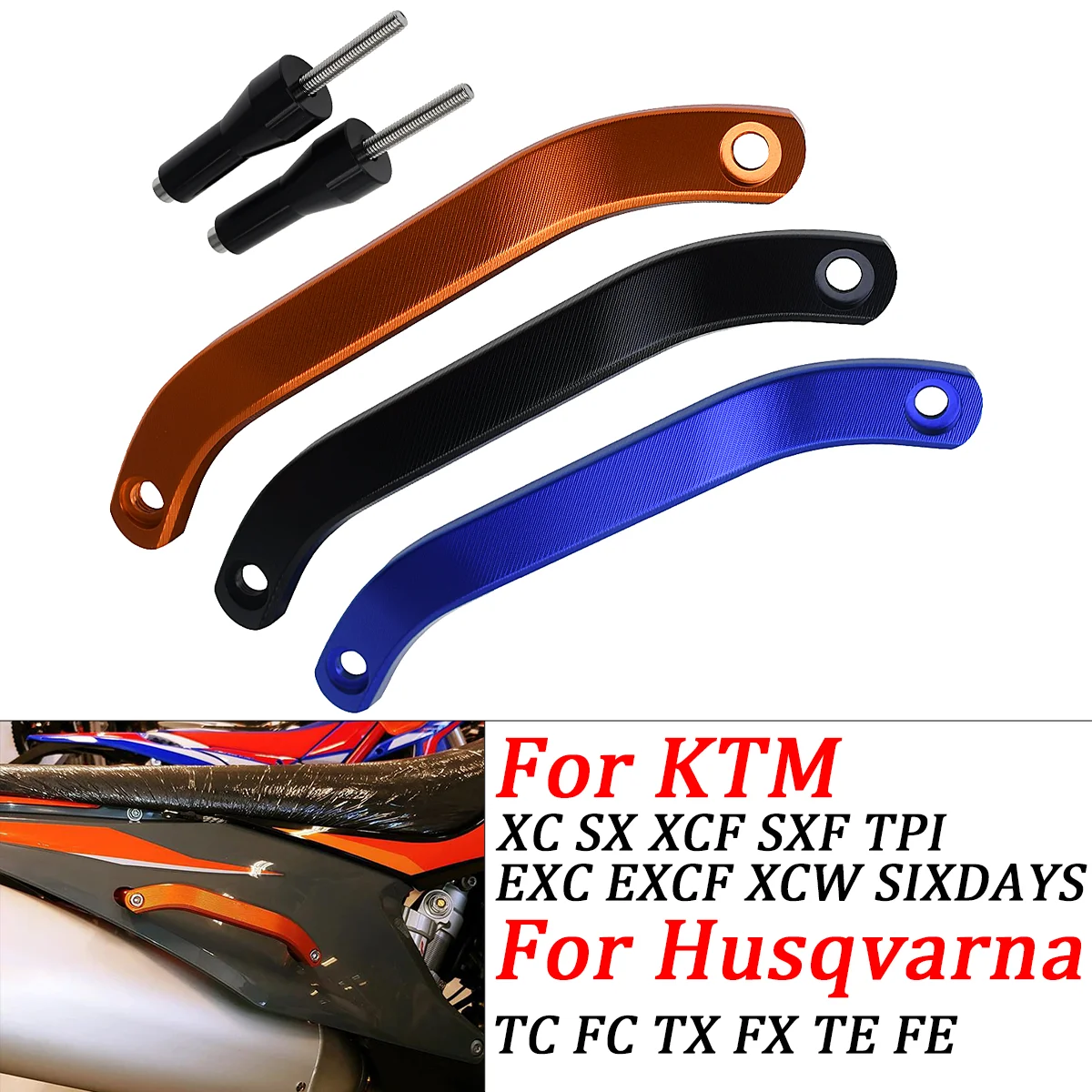 Поручни на заднее сиденье для KTM SX SXF XC XCF XCW EXC EXCF TPI шесть дней 125 150 250 300-450 500-2020 2023-
Поручни на заднее сиденье для KTM SX SXF XC XCF XCW EXC EXCF TPI шесть дней 125 150 250 300-450 500-2020 2023-