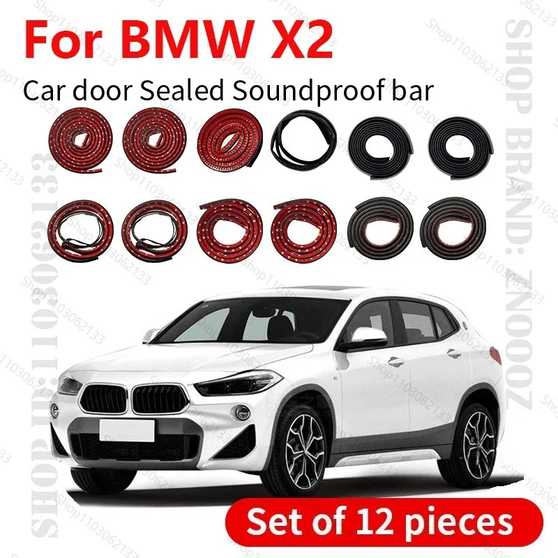 For 2017-2025 BMW X2 U10/F39 Car Door Seal Strip Rubber Double Layer Sealing Protector Soundproof Dustproof Seal Strip 12PCS Set
For 2017-2025 BMW X2 U10/F39 Car Door Seal Strip Rubber Double Layer Sealing Protector Soundproof Dustproof Seal Strip 12PCS Set