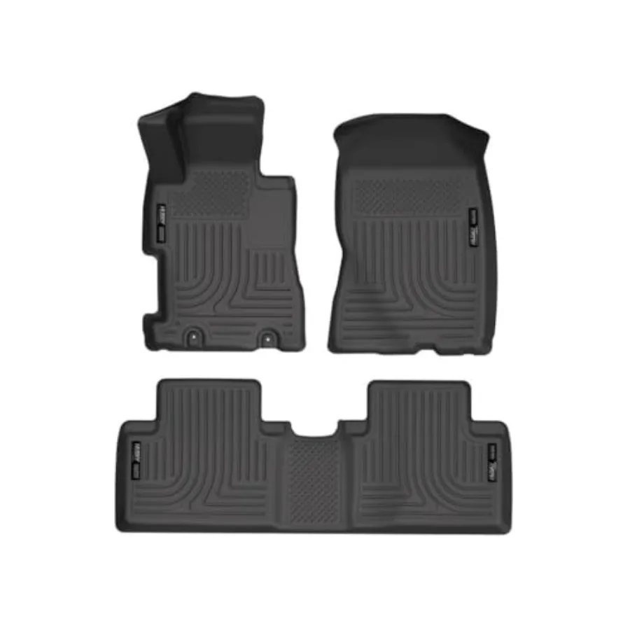 Weatherbeater Floor Mats Fits 2006-2011 Honda Civic 4-Door Front 2nd Row 3-pc Black Rubber Non-Slip Heavy Duty Protection
Weatherbeater Floor Mats Fits 2006-2011 Honda Civic 4-Door Front 2nd Row 3-pc Black Rubber Non-Slip Heavy Duty Protection