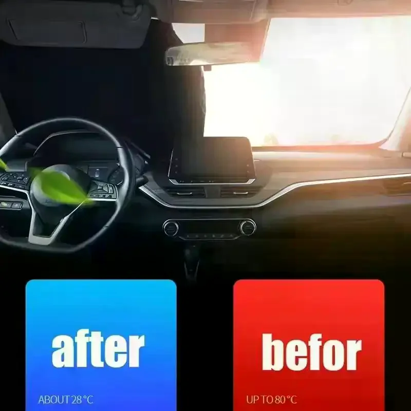 Front Windshield Sunshade Car Heat Insulation UV Block Protection Sunscreen Foldable Summer Interior Cooling Accessory
Front Windshield Sunshade Car Heat Insulation UV Block Protection Sunscreen Foldable Summer Interior Cooling Accessory