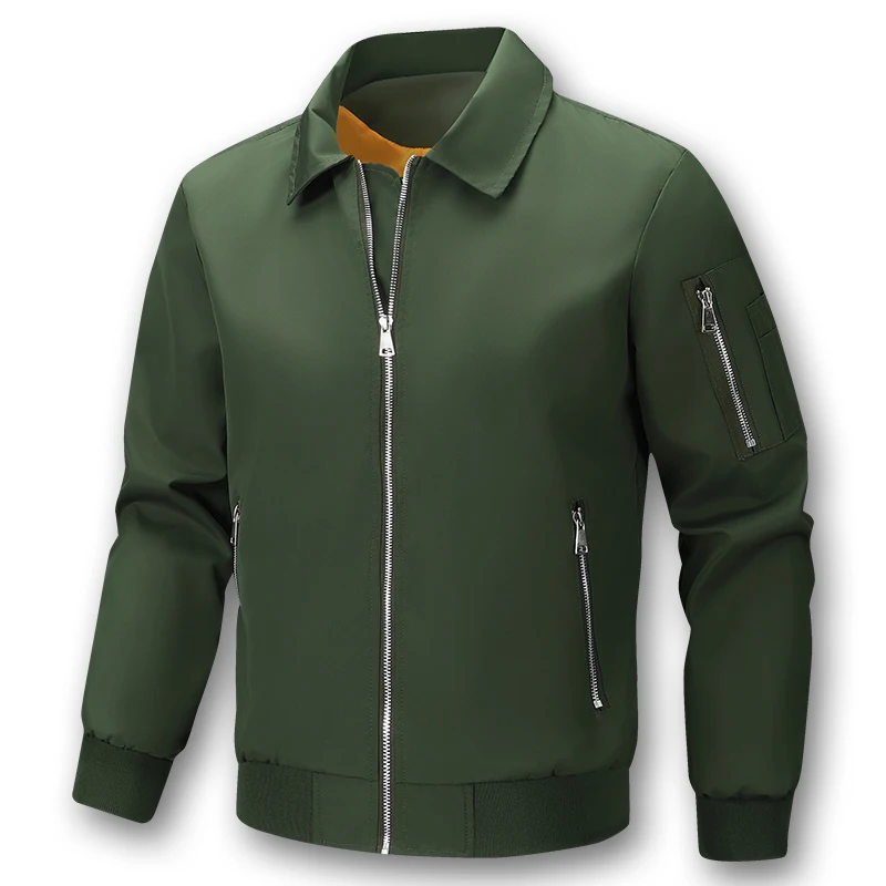 Spring Autumn Mens Bomber Jacket Fashion Stylish Flight Coat Lightweight Windbreaker Men's Outerwear Plus Size Workwear Jacket
Spring Autumn Mens Bomber Jacket Fashion Stylish Flight Coat Lightweight Windbreaker Men's Outerwear Plus Size Workwear Jacket