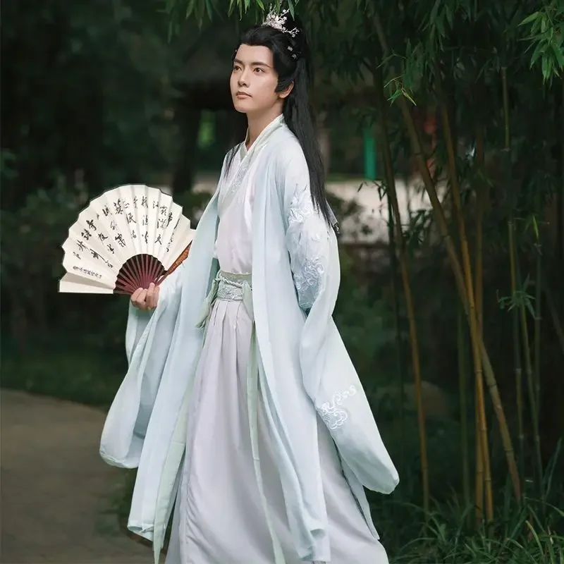 Большой размер 3XL Hanfu мужской традиционный китайский косплей костюм Хэллоуин Cos костюм древний Hanfu сине-белая рубашка + юбка комплекты
Большой размер 3XL Hanfu мужской традиционный китайский косплей костюм Хэллоуин Cos костюм древний Hanfu сине-белая рубашка + юбка комплекты