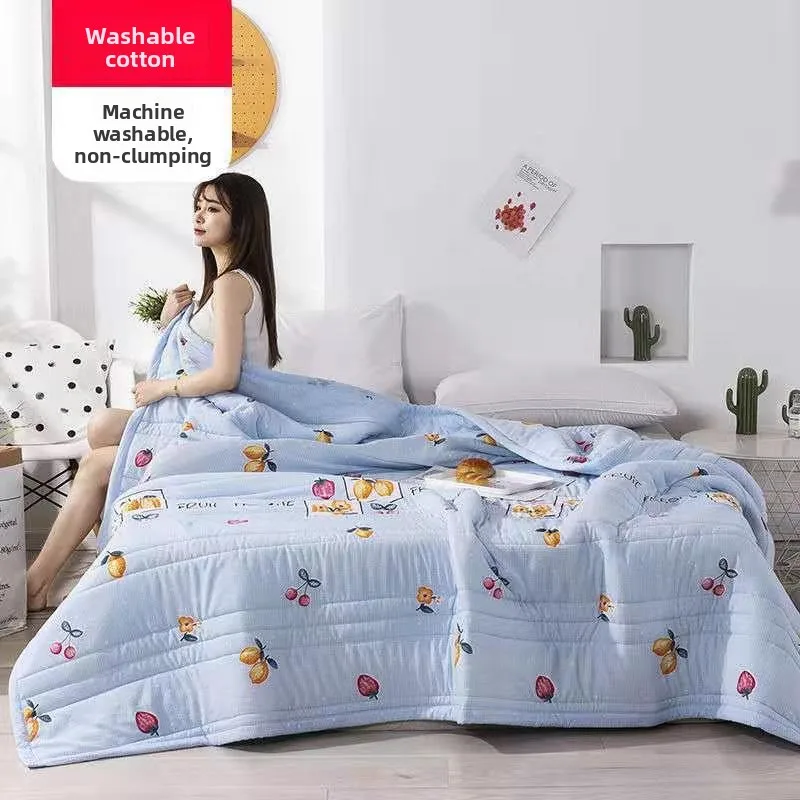 New Washed Cotton Summer Cool Air Conditioner Light Weighted Blankets Children Single Double Bed Spring Autumn Machine Washab...
New Washed Cotton Summer Cool Air Conditioner Light Weighted Blankets Children Single Double Bed Spring Autumn Machine Washab...