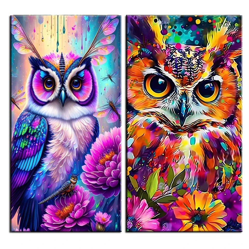 Fantasy Colorful Owl Diy Handmade Diamond Painting Full Square Round Diamond Mosaic Embroidery Bird Flowers Home Decor
Fantasy Colorful Owl Diy Handmade Diamond Painting Full Square Round Diamond Mosaic Embroidery Bird Flowers Home Decor