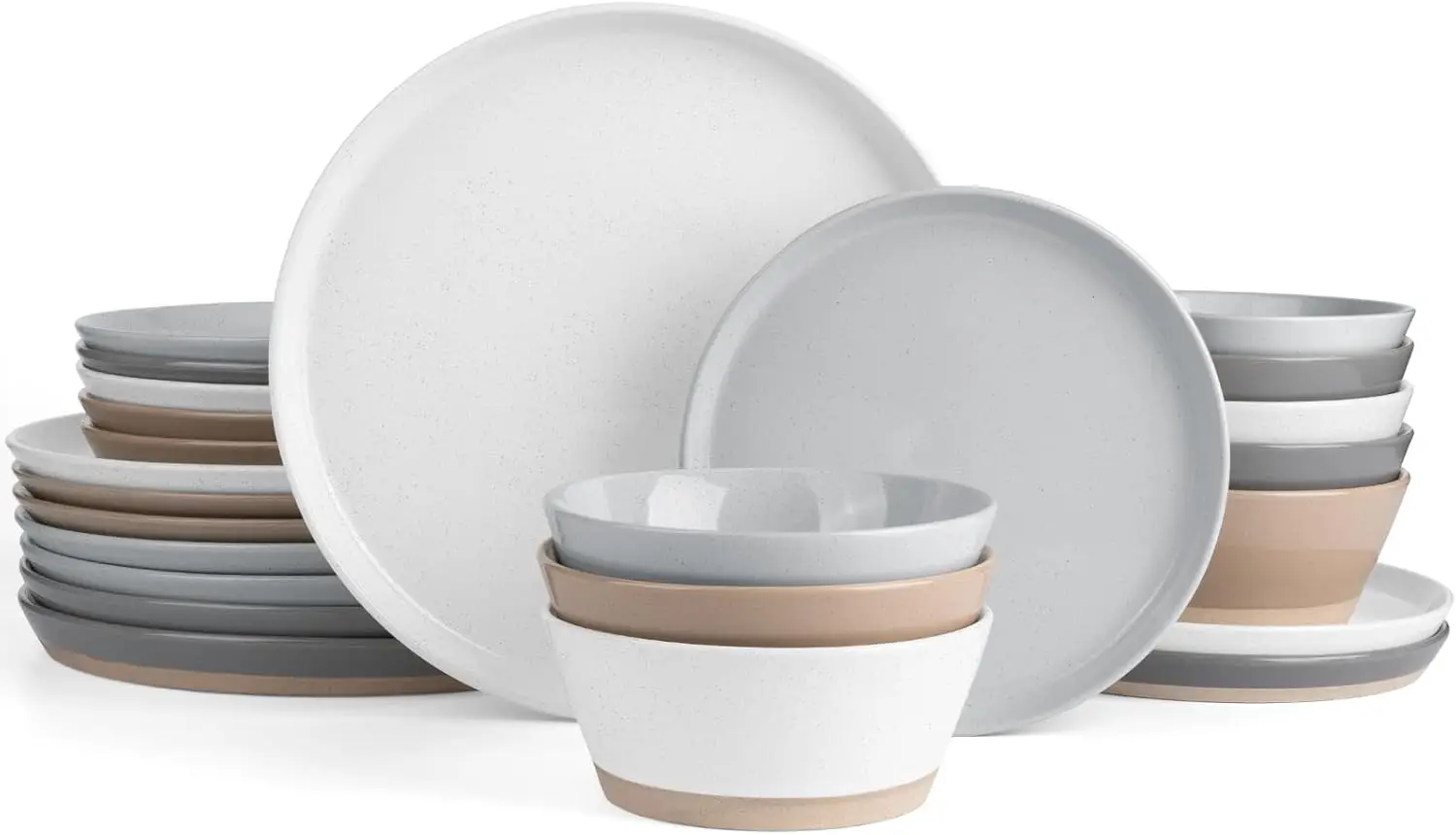 Saturn Dinnerware Sets, 24 Pieces Dish Set, Plates and Bowls Sets for 8, Multi-color
Saturn Dinnerware Sets, 24 Pieces Dish Set, Plates and Bowls Sets for 8, Multi-color