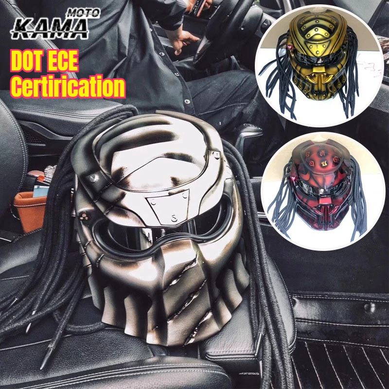 Мотошлем DOT Certirication Iron Blood Warrior Predator, персонализированный, в стиле ретро, для езды, с дизайном Dirty Braids, полнолицевой шлем (capacete)
Мотошлем DOT Certirication Iron Blood Warrior Predator, персонализированный, в стиле ретро, для езды, с дизайном Dirty Braids, полнолицевой шлем (capacete)