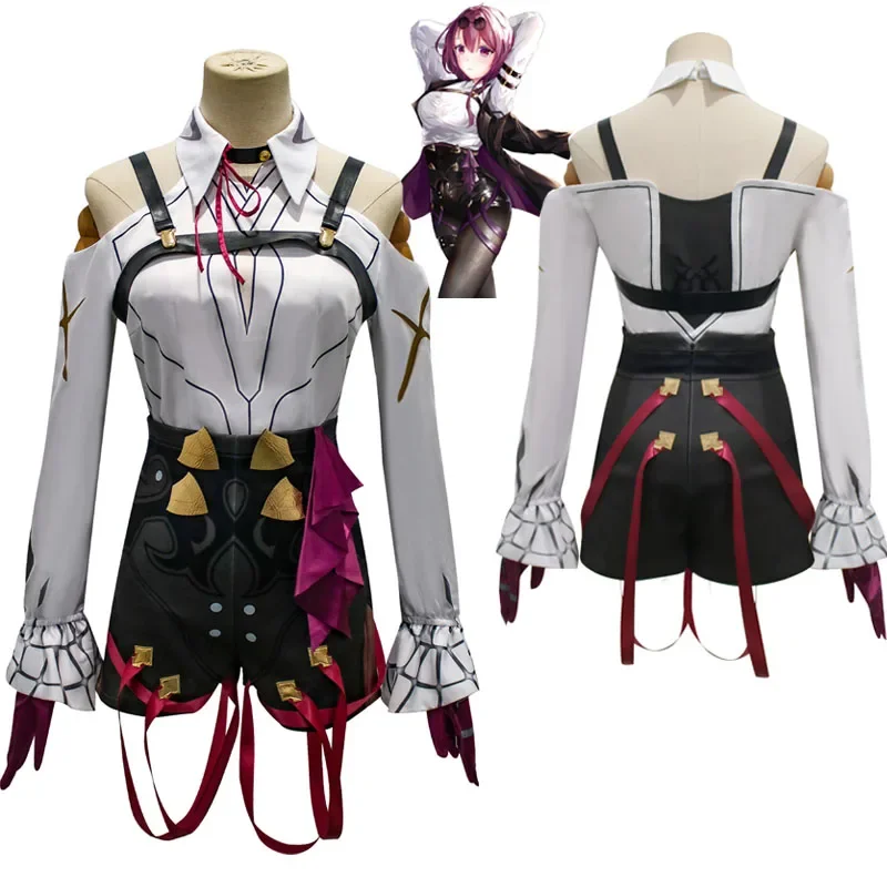 EE01 Honkai Star Rail Cosplay Costume Honkai Kafka Cosplay Costume Helloween Party Suit with Wig Kafka Outfit Uniform&0Ww
EE01 Honkai Star Rail Cosplay Costume Honkai Kafka Cosplay Costume Helloween Party Suit with Wig Kafka Outfit Uniform&0Ww