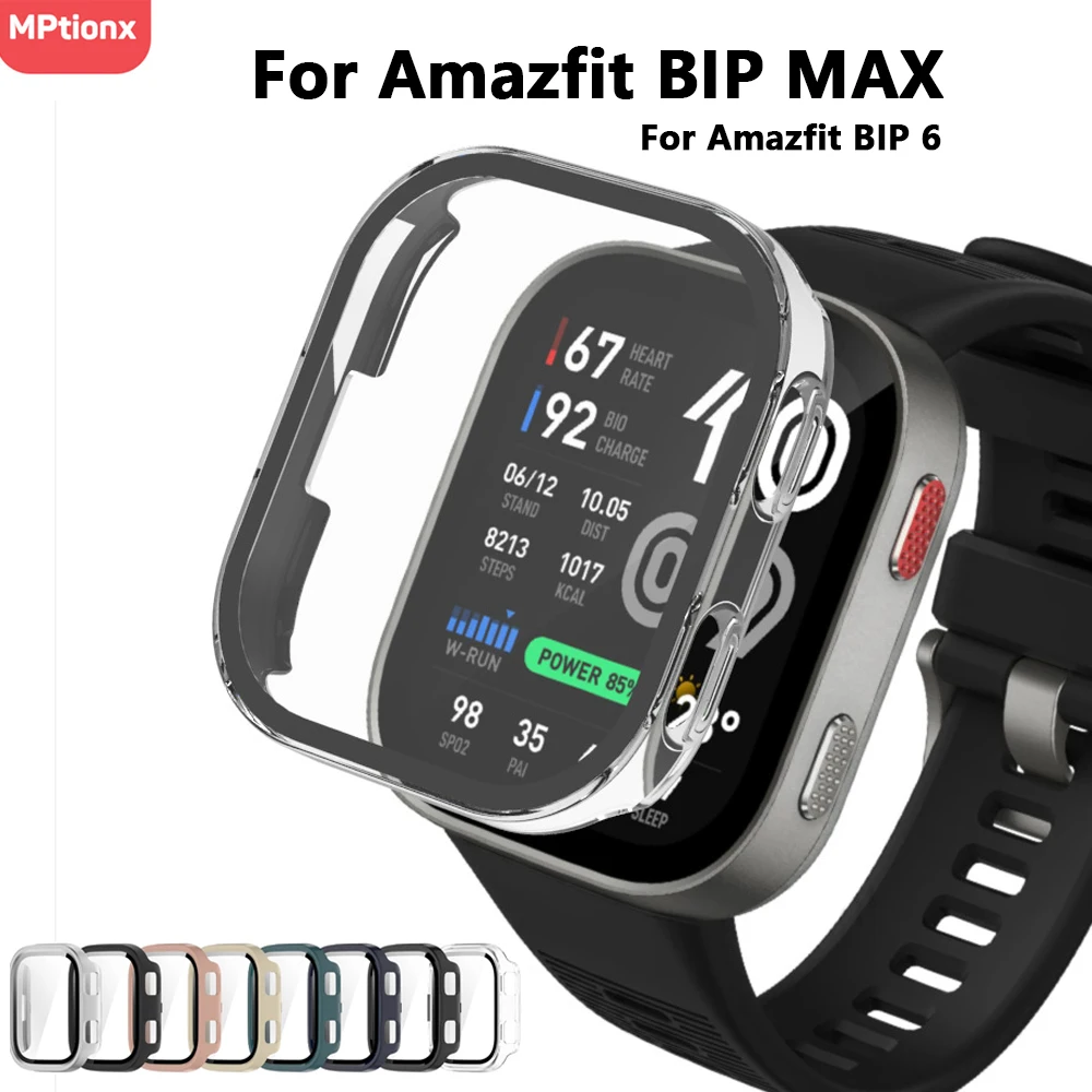Glass+Case for Amazfit BIP Max Screen Protector Anti-scratch Film Bumper Protective PC Cover for Amazfit Bip 6/Max Accessories
Glass+Case for Amazfit BIP Max Screen Protector Anti-scratch Film Bumper Protective PC Cover for Amazfit Bip 6/Max Accessories