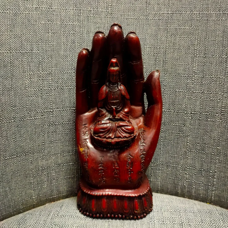 Yugu Crafts Buddha Hand Guanyin Ornament Resin Guanyin Heart Sutra Buddha Hand Home Decoration
Yugu Crafts Buddha Hand Guanyin Ornament Resin Guanyin Heart Sutra Buddha Hand Home Decoration