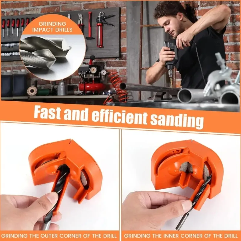 Electric Drill Bit Sharpener, Multipurpose Impact Drill Knife Grinder, Disposable Double-sided Polishing Tool Accessories
Electric Drill Bit Sharpener, Multipurpose Impact Drill Knife Grinder, Disposable Double-sided Polishing Tool Accessories