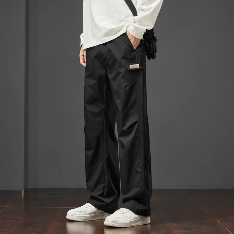 High-end Men Loose Straight Casual Pants Autumn and Winter New Men Wide Leg Loose Straight Long Pants
High-end Men Loose Straight Casual Pants Autumn and Winter New Men Wide Leg Loose Straight Long Pants