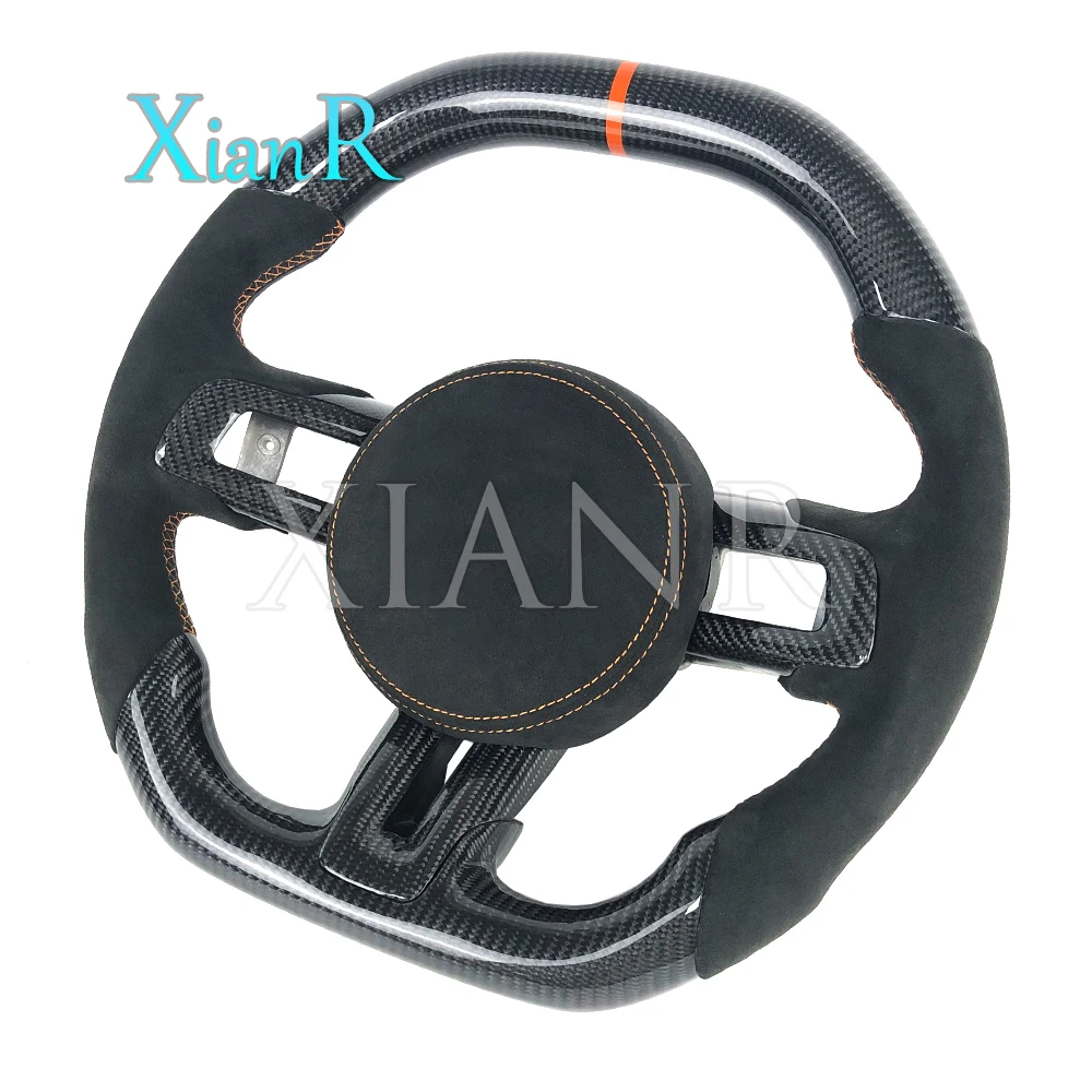 2015-2023 for Ford Mustang GT custom Alcantara Leather carbon fiber sports style steering wheel with paddle shifters
2015-2023 for Ford Mustang GT custom Alcantara Leather carbon fiber sports style steering wheel with paddle shifters