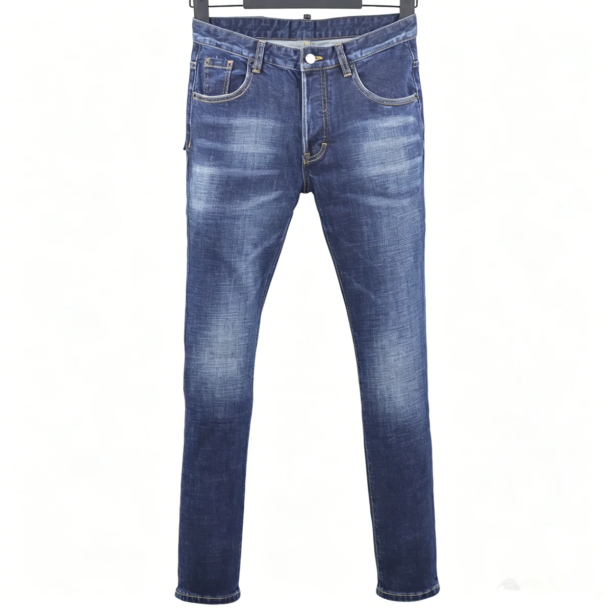 6040 Four Seasons New Men's Blue Simple All-match Crumple Design Slim-fit Elastic Small Straight Men's Jeans
6040 Four Seasons New Men's Blue Simple All-match Crumple Design Slim-fit Elastic Small Straight Men's Jeans