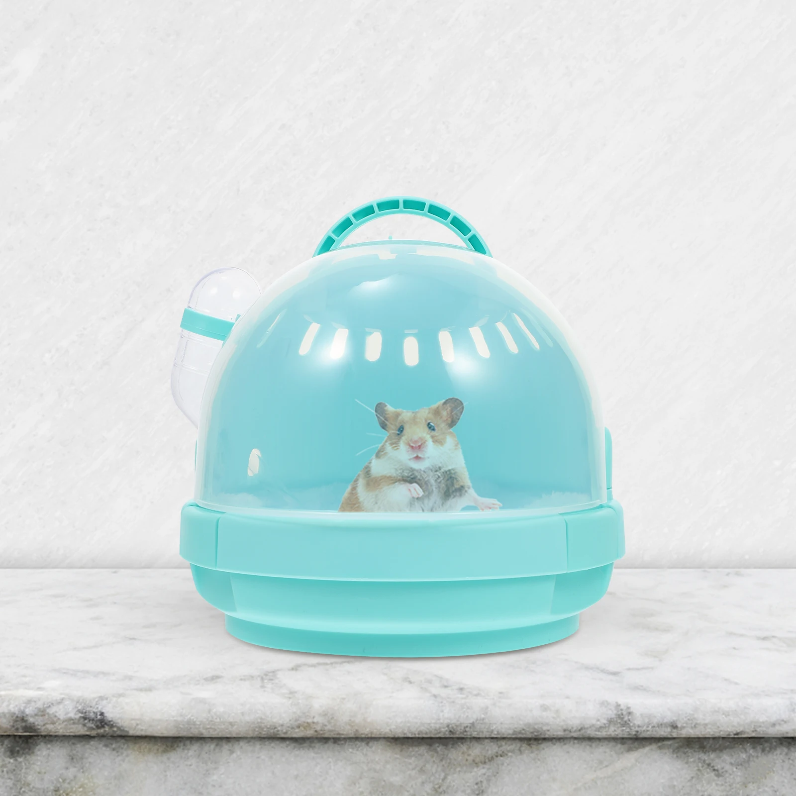 Sturdy Pet Travel Cage Handheld Small Animal Carrier Breathable Hamster House with Water Bottle for Hedgehog Chinchilla Sugar
Sturdy Pet Travel Cage Handheld Small Animal Carrier Breathable Hamster House with Water Bottle for Hedgehog Chinchilla Sugar